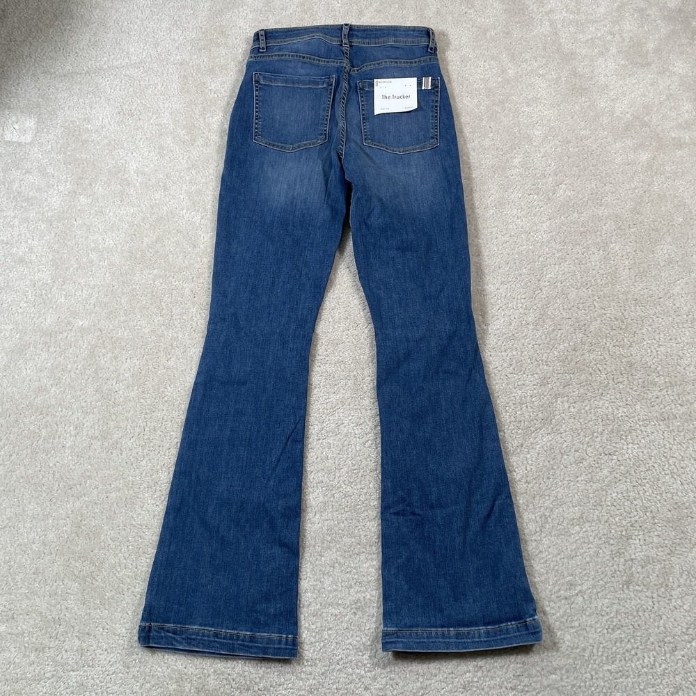 NWT Morrison Denim The Trucker Jeans Womens 27 Blue Bootcut Mid-rise - Picture 5 of 13